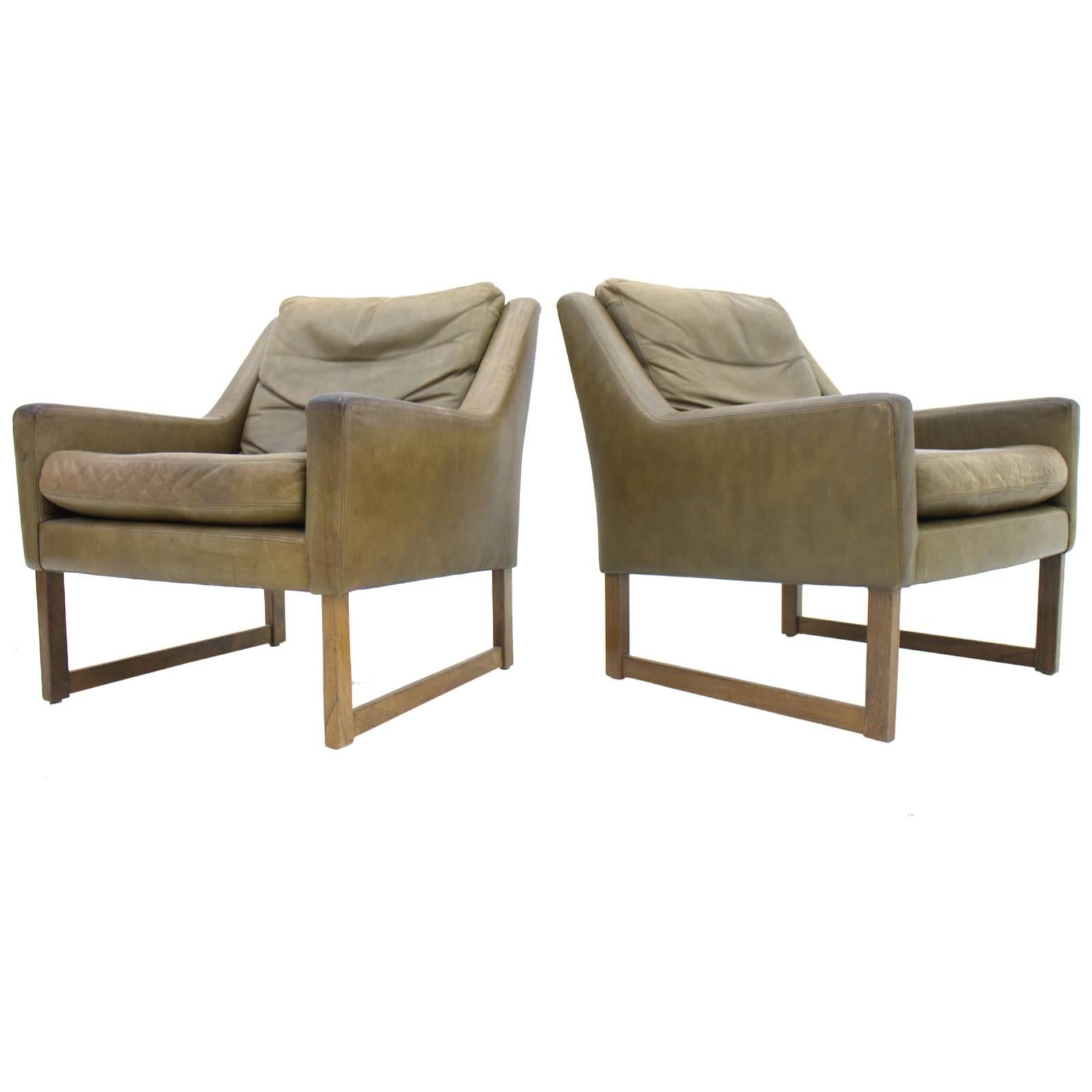 Pair of Lounge Chairs by Rudolf Glatzel for Kill International, 1960s For Sale