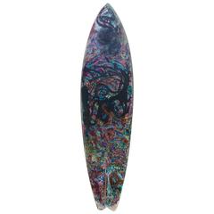 Surfboards Hawaii 1970s Sharpie Graffiti Decorated Surfboard 8