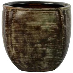 Martin Brothers English Studio Art Pottery Stoneware Vase or Jardiniere 4