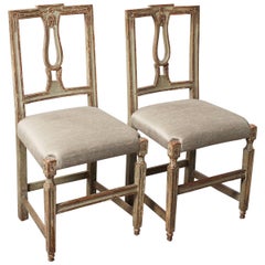 Pair of Neoclassical Italian Side Chairs