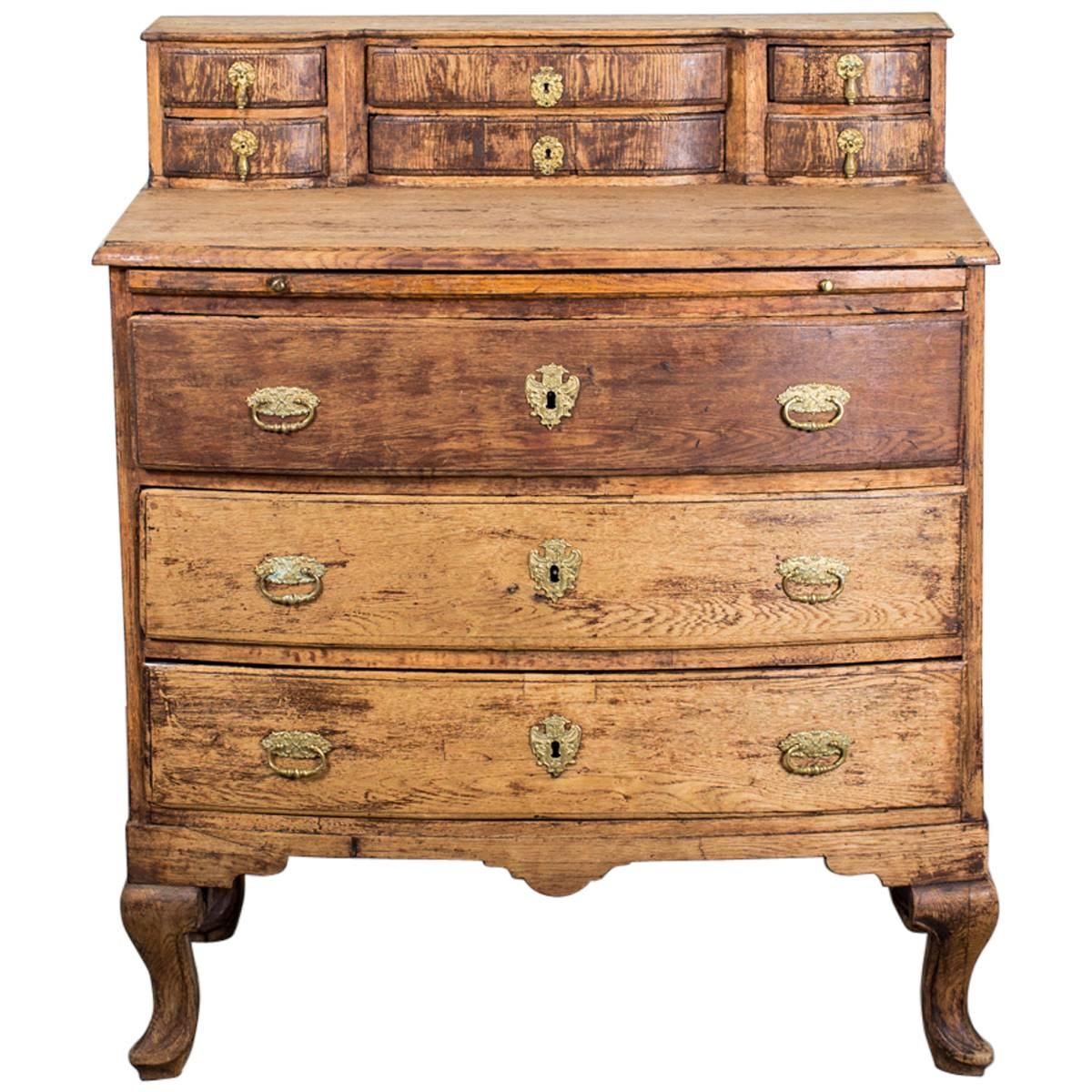 Chest with Pull-Out Writing Desk, Dutch, Baroque, Northern Europe
