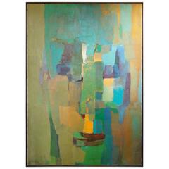 Modern Abstract Painting of a Womans Face