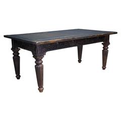 Antique Cast Iron Desk or Dining Table