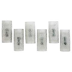 1970s Set of Six Wall Lights by Barovier e Toso