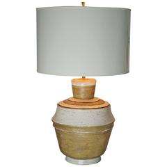 Zaccagnini Ceramic Table Lamp Italy 1950's