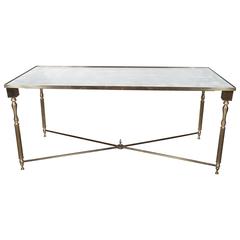 Sophisticated Mid-Century Modernist Cocktail Table in the Manner of Jansen