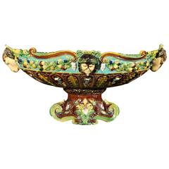 Antique French Faience Compote