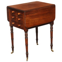 19th Century English, Mahogany Pembroke Table