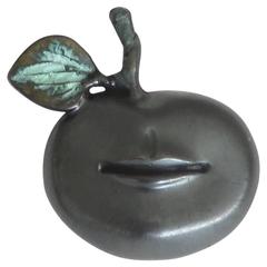 French Artisti Claude Lalanne Pomme Bouche Brooch 