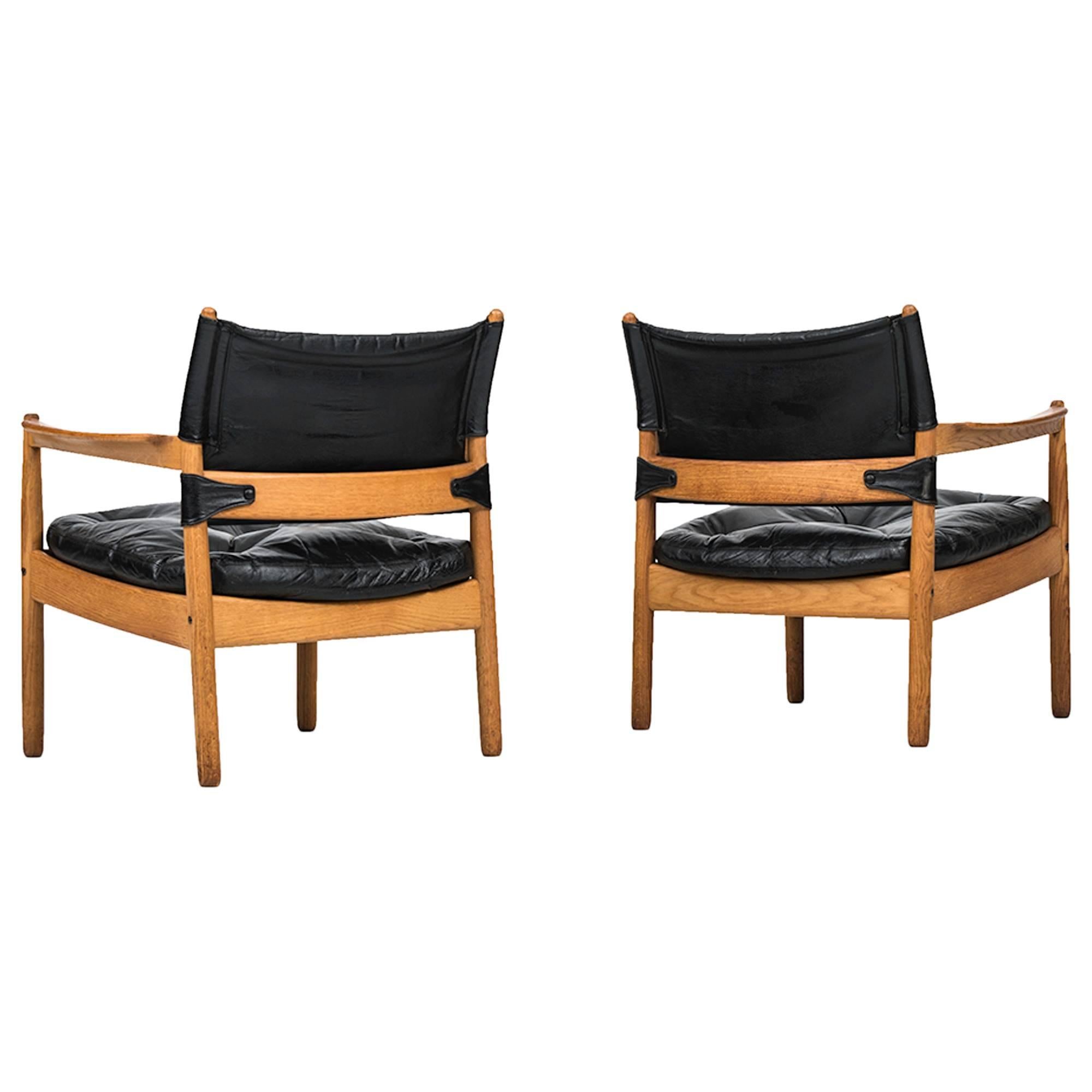 Gunnar Myrstrand Easy Chairs by Källemo in Sweden