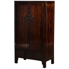 Cabinet in Walnut, Ming style, 1850-1870