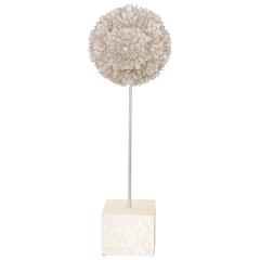 Huge Capiz Of Mother Of Pearl Shell Floor Lamp