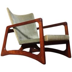 Adrian Pearsall for Craft Associates Walnut Lounge Chair
