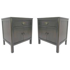 Pair of Mid-Century Asian Inspired Nightstands by Ray Sabota for Century 