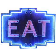 1930s Neon Sign "EAT"