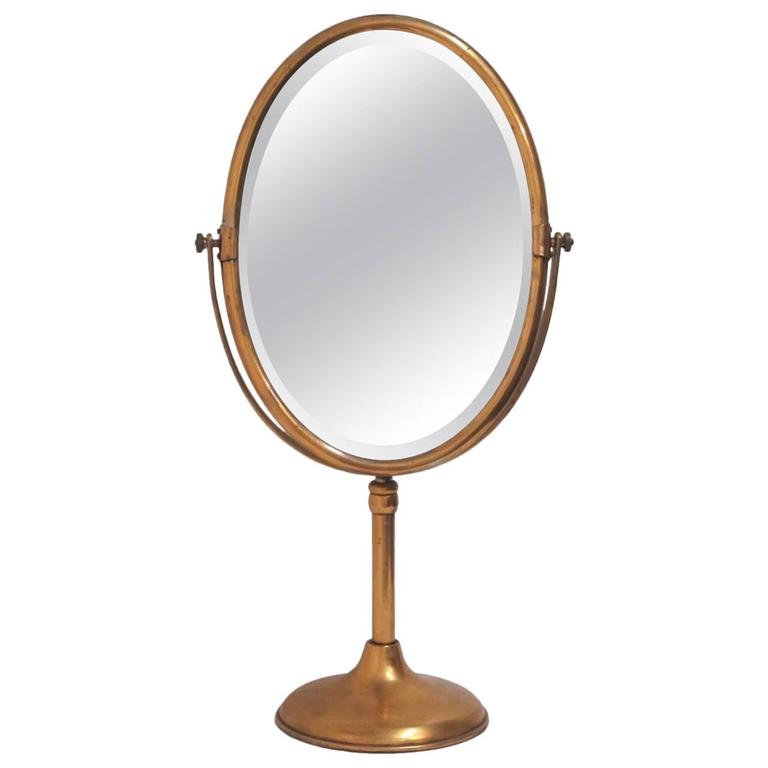 Large Antique Display Counter Top Mirror At 1stdibs Large Antique Display Counter Top Mirror For