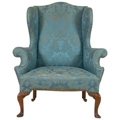 Used Queen Anne Walnut Wing Chair, circa 1710