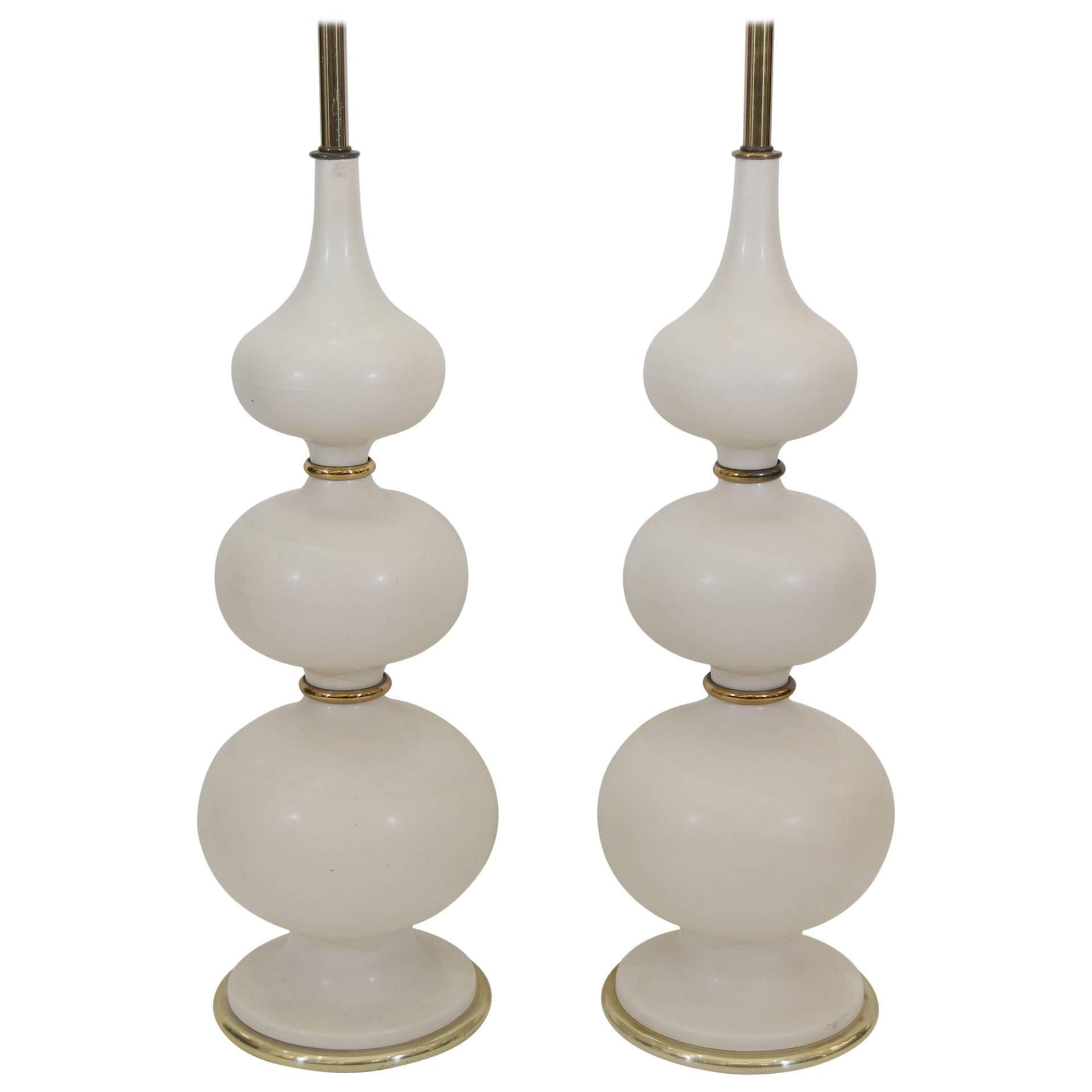 Pair of Gerald Thurston Ceramic Table Lamps