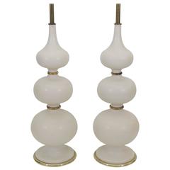 Pair of Gerald Thurston Ceramic Table Lamps