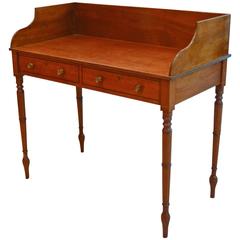 19th Century Cuban Mahogany American Writing Desk with Hidden Drawers