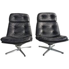 Pair of Mid-Century Modern Overman  Lounge Chairs 