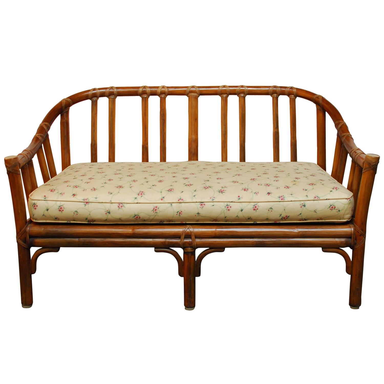 Bamboo Settee mcguire bamboo settee loveseat at 1stdibs Bamboo Settee mcguire bamboo settee loveseat at 1stdibs