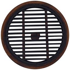 Industrial Pattern for Cast Iron Street Grate as Wall Art Industrial Pattern for Cast Iron Street Grate as Wall Art