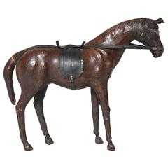 Vintage Decorative Leather Horse