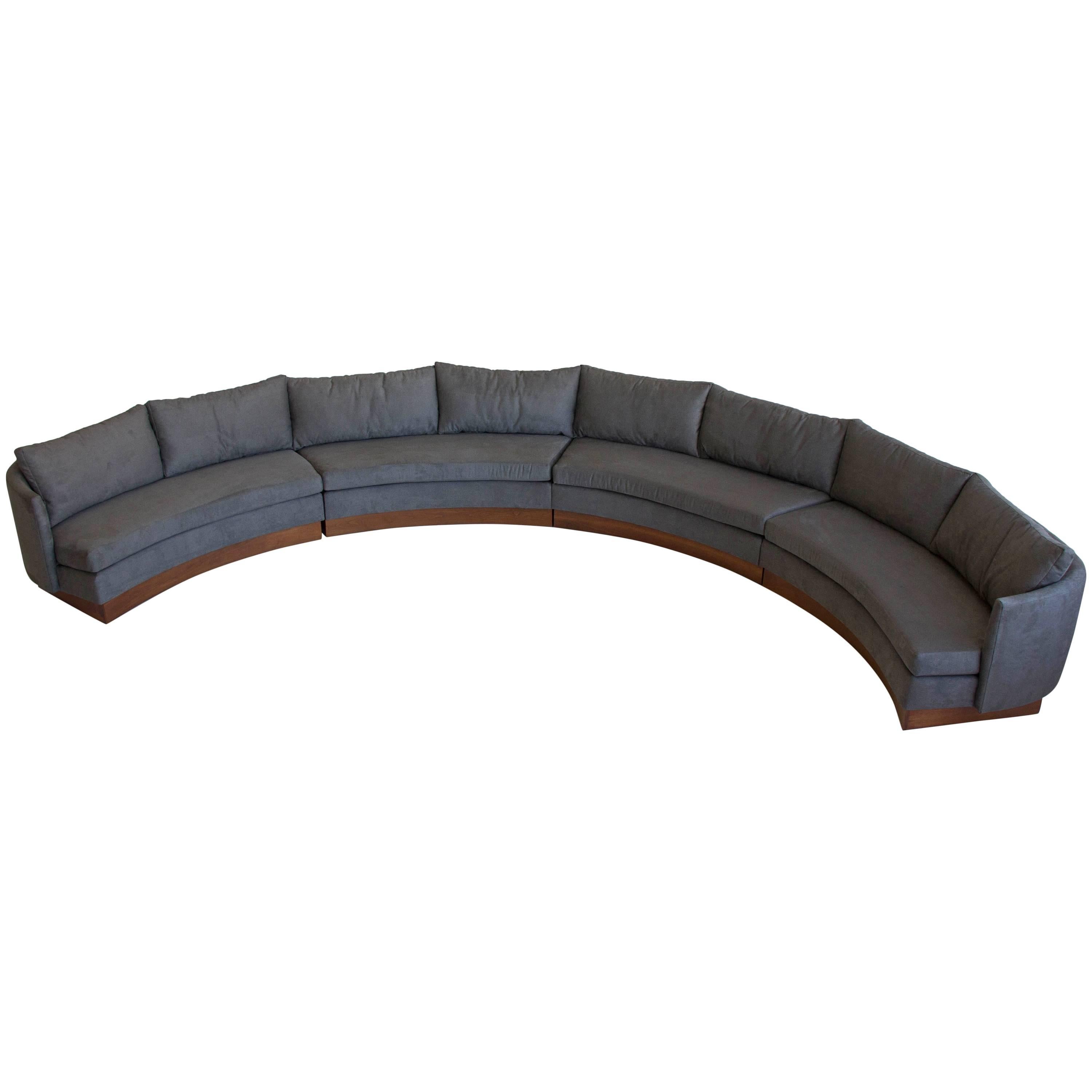 Custom Semi-Circular Sectional by Carson's of North Carolina