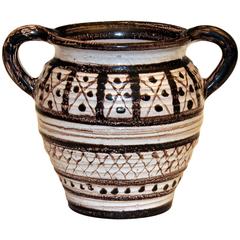 Vintage Bitossi Moderna Morocca Italian Art Brut Pottery Vase, Raymor Picault