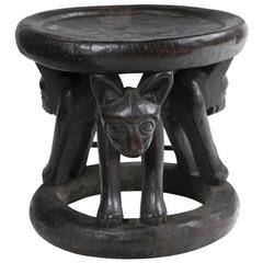 Cameroon Hand-Carved Chief's Chair