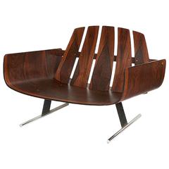 Brazilian Rosewood Lounge Chair by Jorge Zalszupin 4