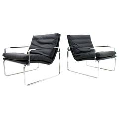 Pair of Danish Lounge Chairs by Jørgen Lund & Ole Larsen for Bo-Ex 3