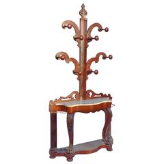 Antique English Victorian Hall Stand