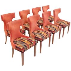 Set of Eight Dining Chairs by Baker