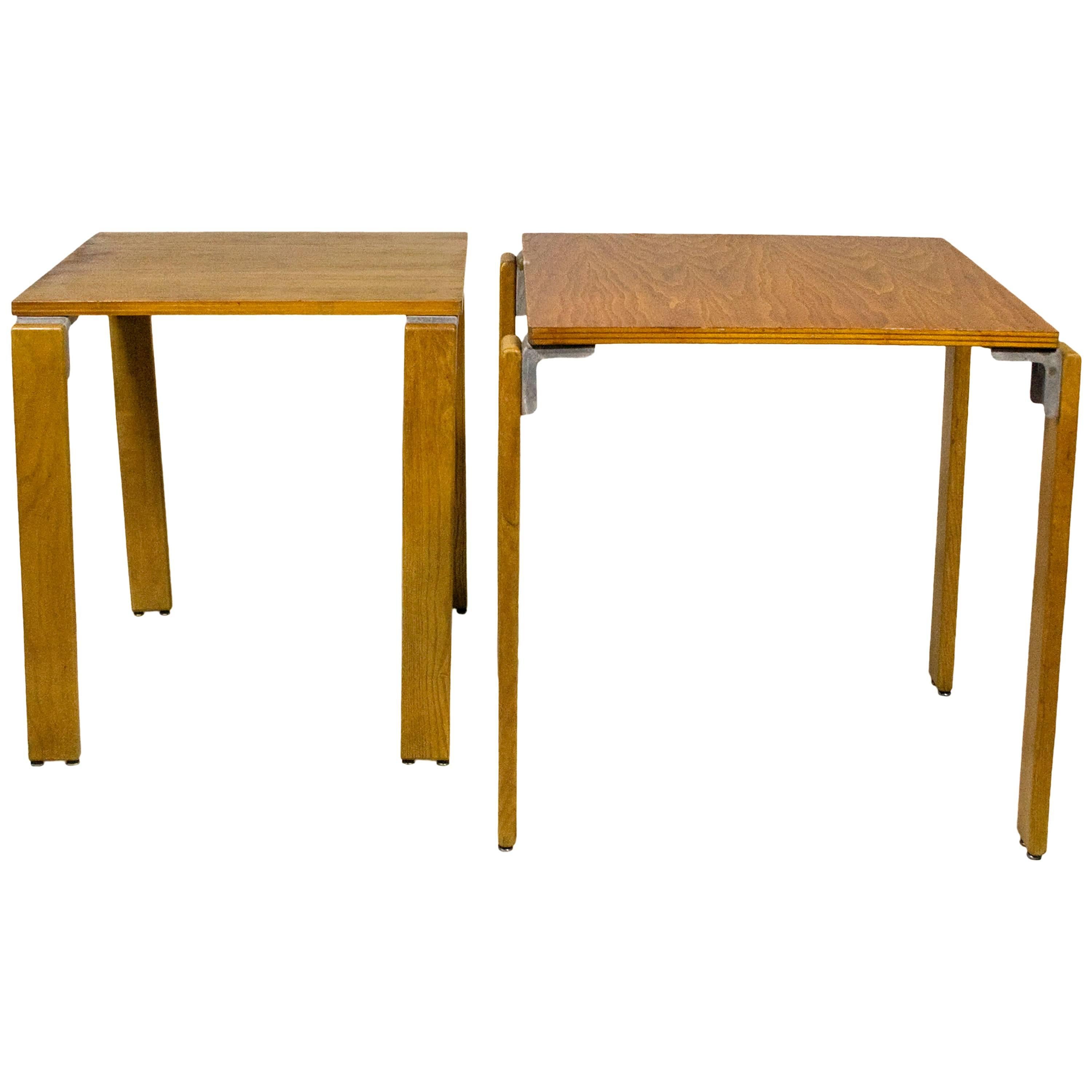 Pair of Georges Candilis "Les Carrats" Side Tables, circa 1960, France