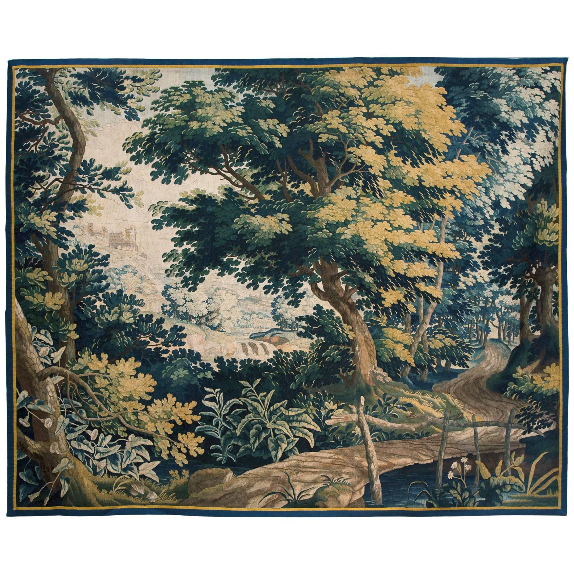 18th Century Aubusson Verdure Tapestry