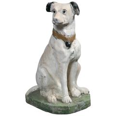 Sandstone Dog Statue