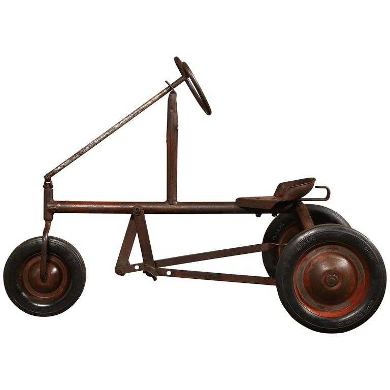 Antique Child's Pedal Toy Car For Sale