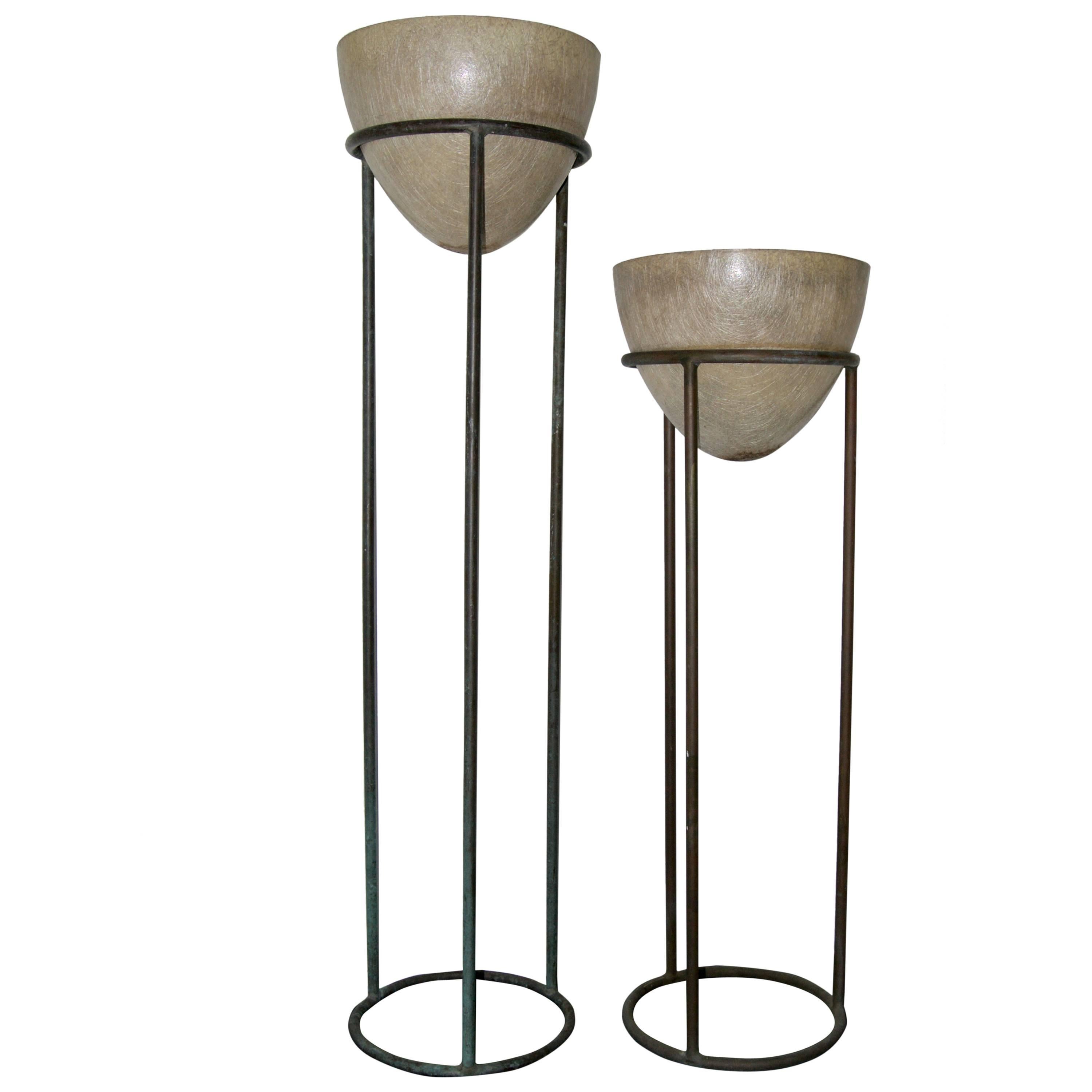 Walter Lamb Bronze Plant Stands