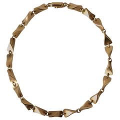 Georg Jensen 18-Karat Gold Necklace