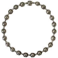 Georg Jensen Sterling Silver Necklace 12
