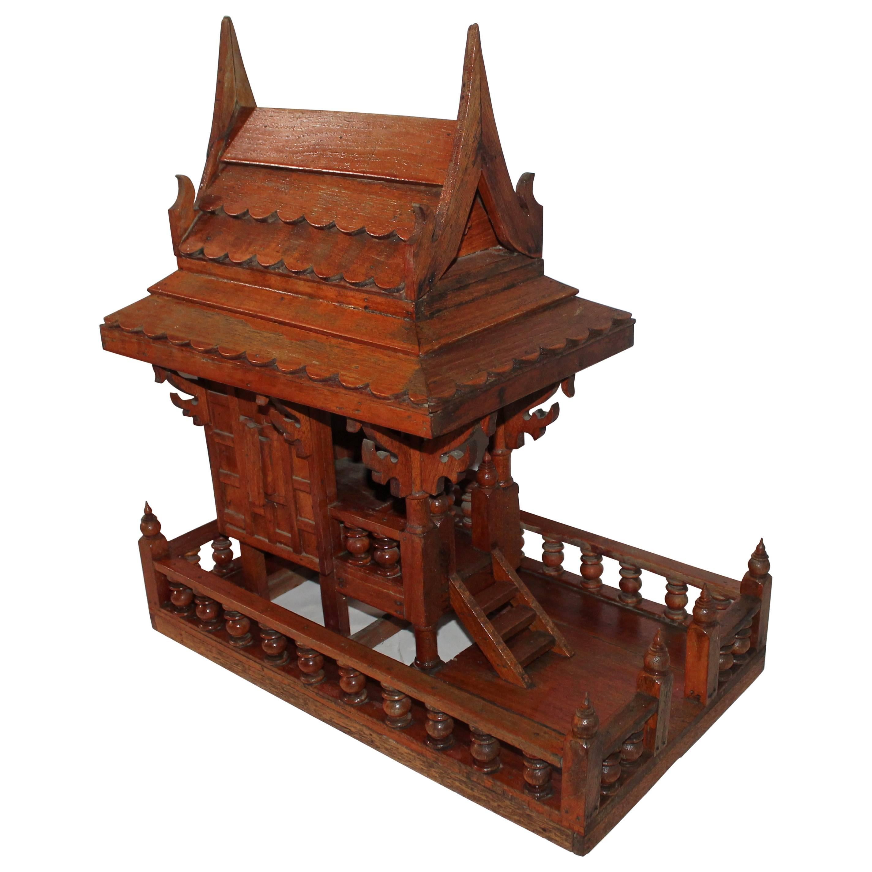 Arts & Crafts Folk Art Thai Style Boat House For Sale