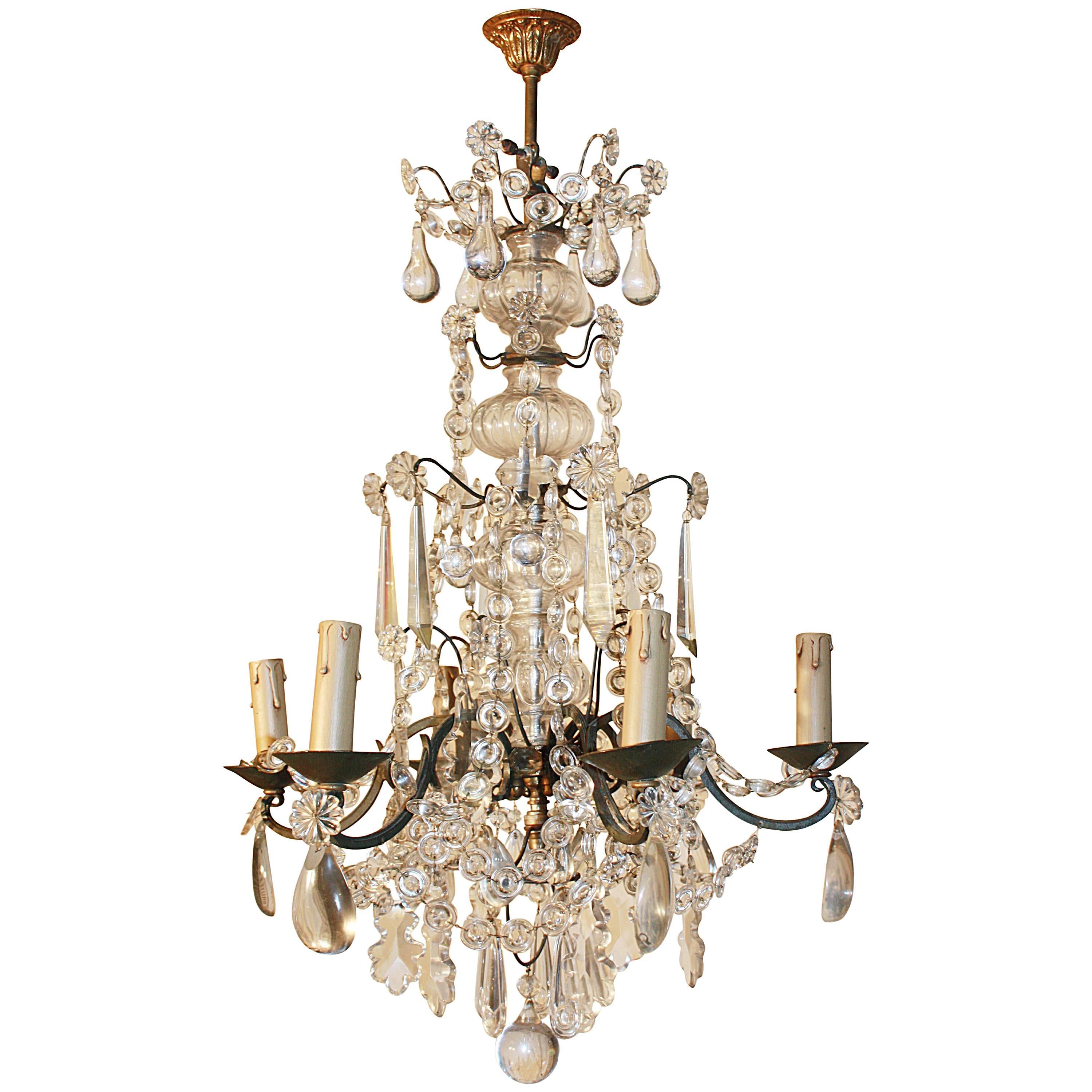 19th Century French Chandelier For Sale