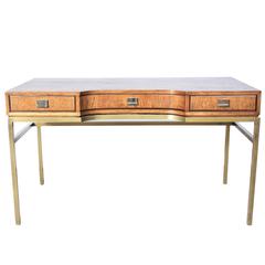 Retro 'Consensus' Campaign-Style Desk by Drexel