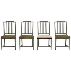 Set of Four Swedish Chairs in the Gustavian Style