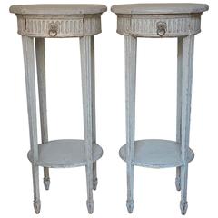 Pair of Louis XVI Style Bedside Tables