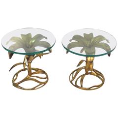 Mid Century Pair of Arthur Court End Tables 11