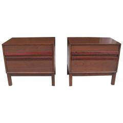 Pair of Mid-Century Modern Bedside End Tables