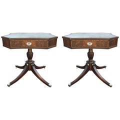 Pair of Octagonal End Tables